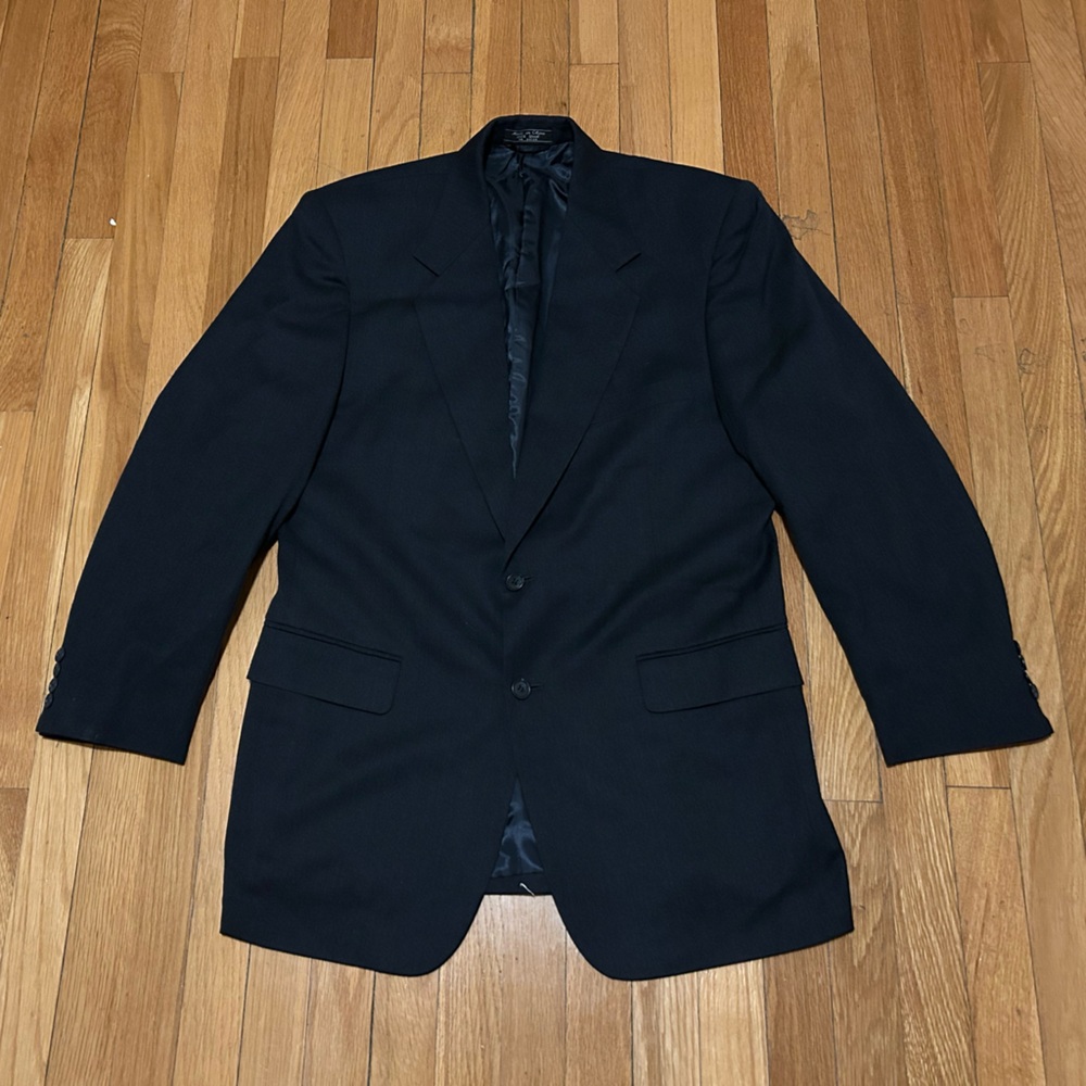 Charcoal Today's Man's Blazer 100% Wool - Size 43L